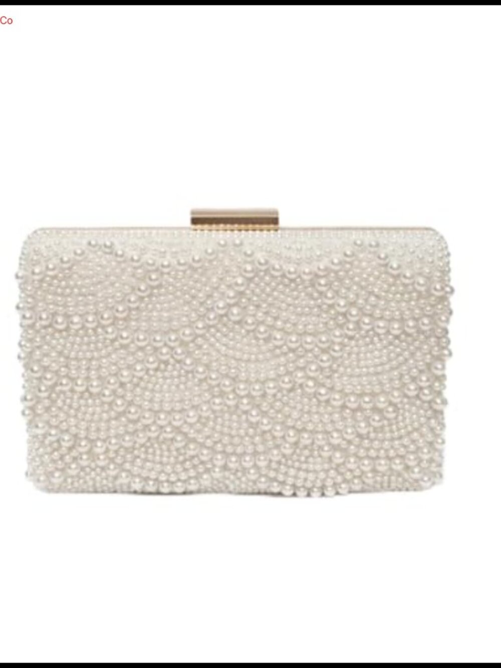 Pearl Beaded Glitter Evening Clutch Purse Elegant Wedding Party Bridal Bag